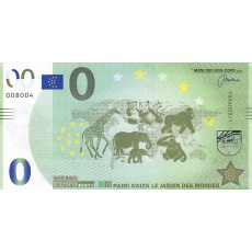 0 Euro biljet Brugelette Piari Daiza 